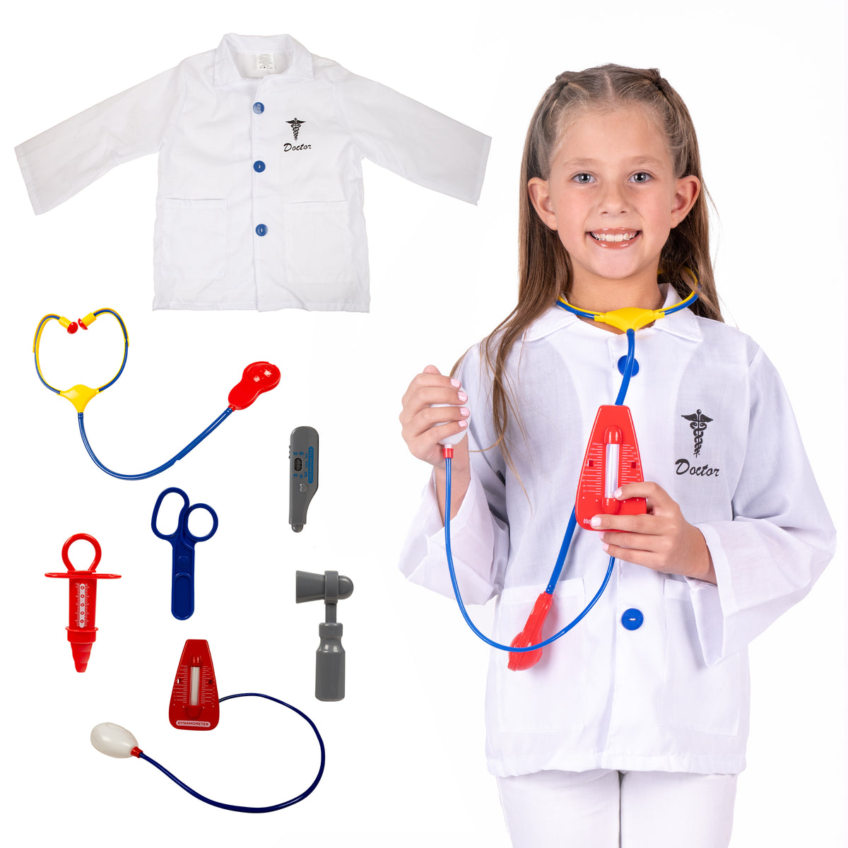 Conjunto de disfraz de médico
