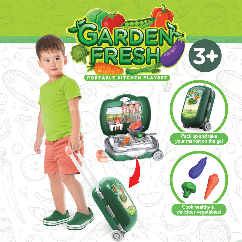 Garden Fresh Portable Kitchen Playset (20 pieces)