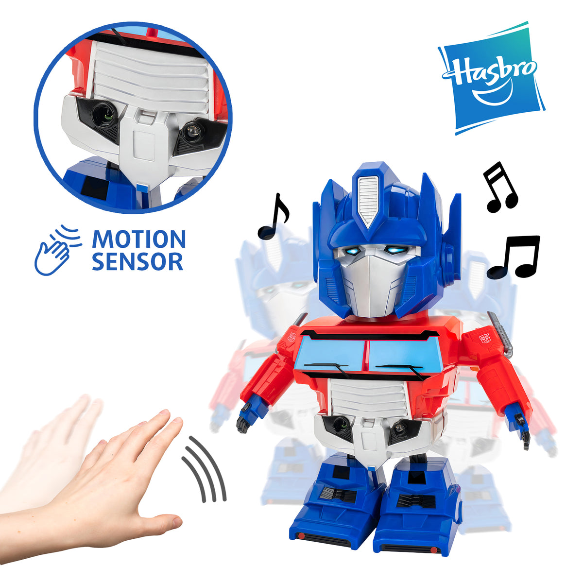 Robot bailarín Optimus Prime de Transformers