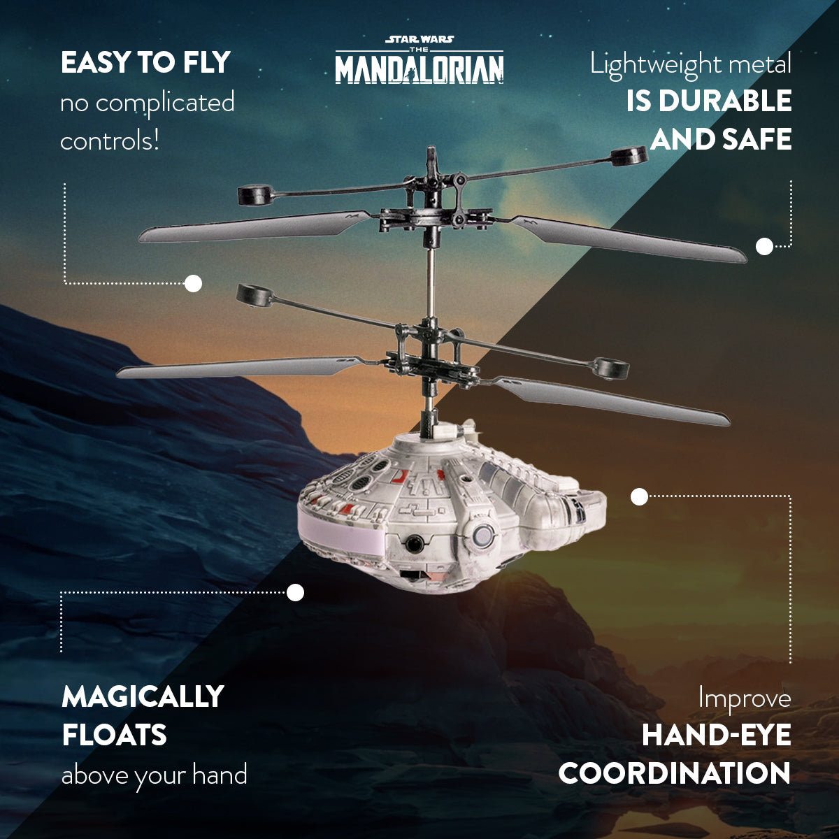 Star Wars Millennium Falcon Motion Sensing Helicopter