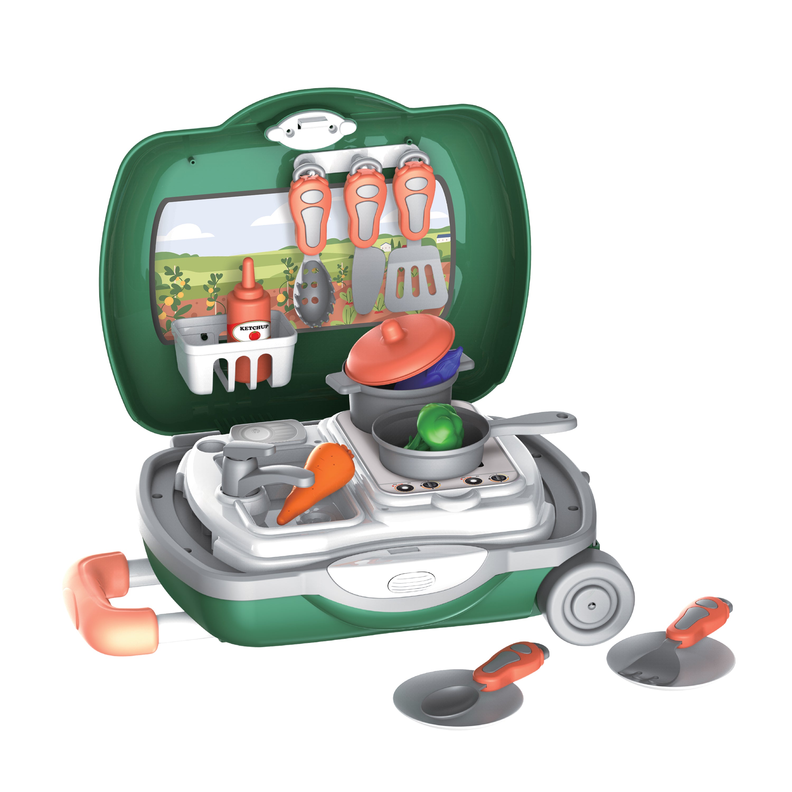 Garden Fresh Portable Kitchen Playset (20 pieces)