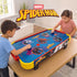 Mesa electrónica de hockey de aire de madera con Spidey y sus increíbles amigos