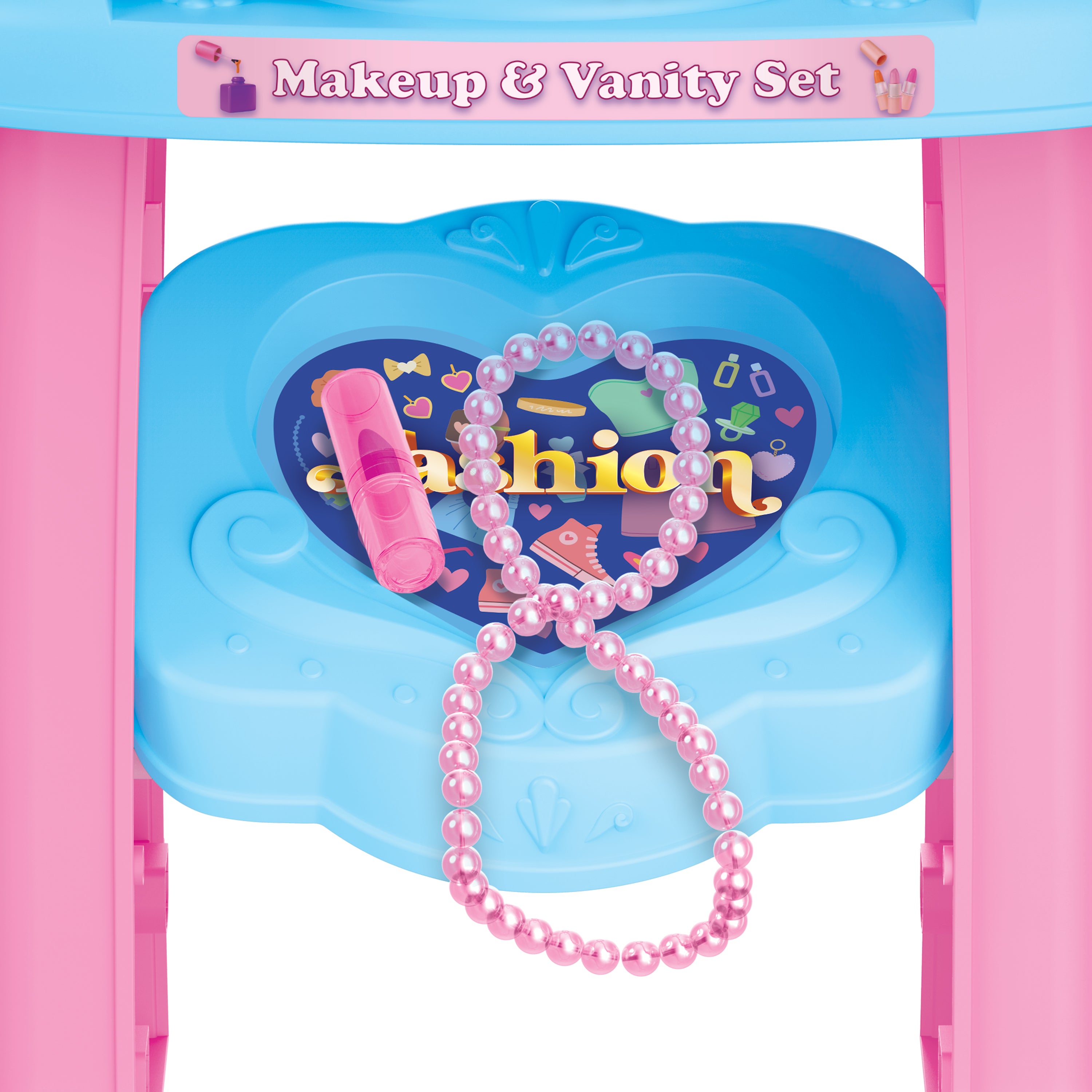 Glamor Queen Kid’s Vanity Playset (22 Pieces)