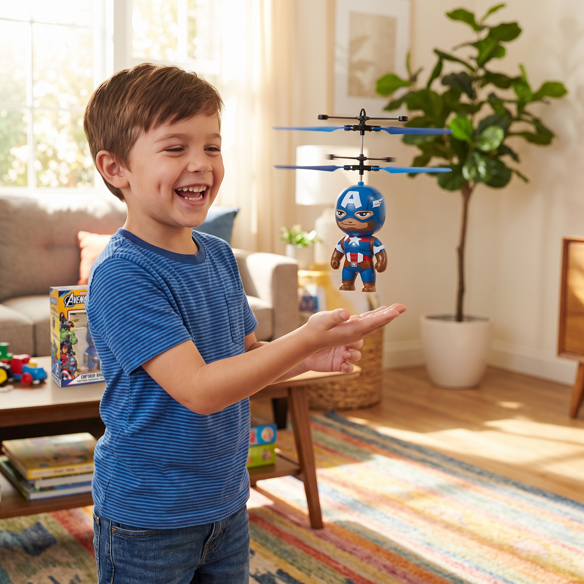 Captain America Motion Sensing Helicopter