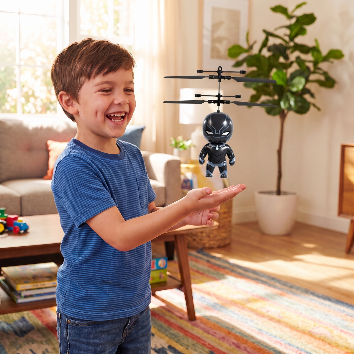 Black Panther Motion Sensing Helicopter
