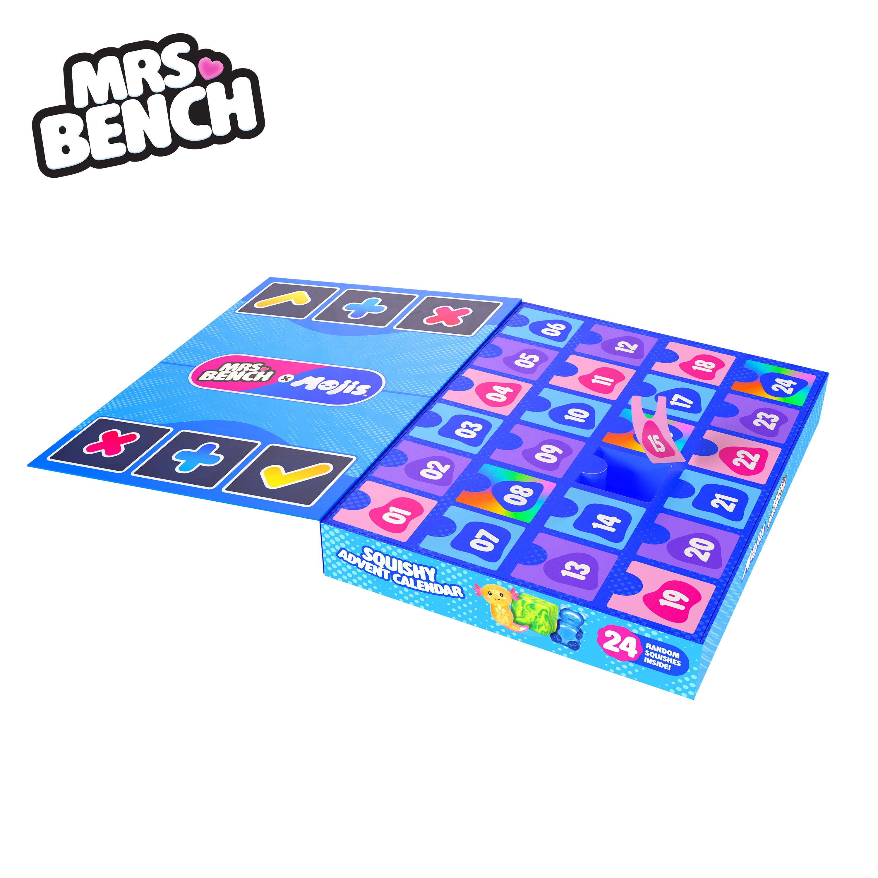 Mrs Bench 24pc Advent Calender of Special Squishyss