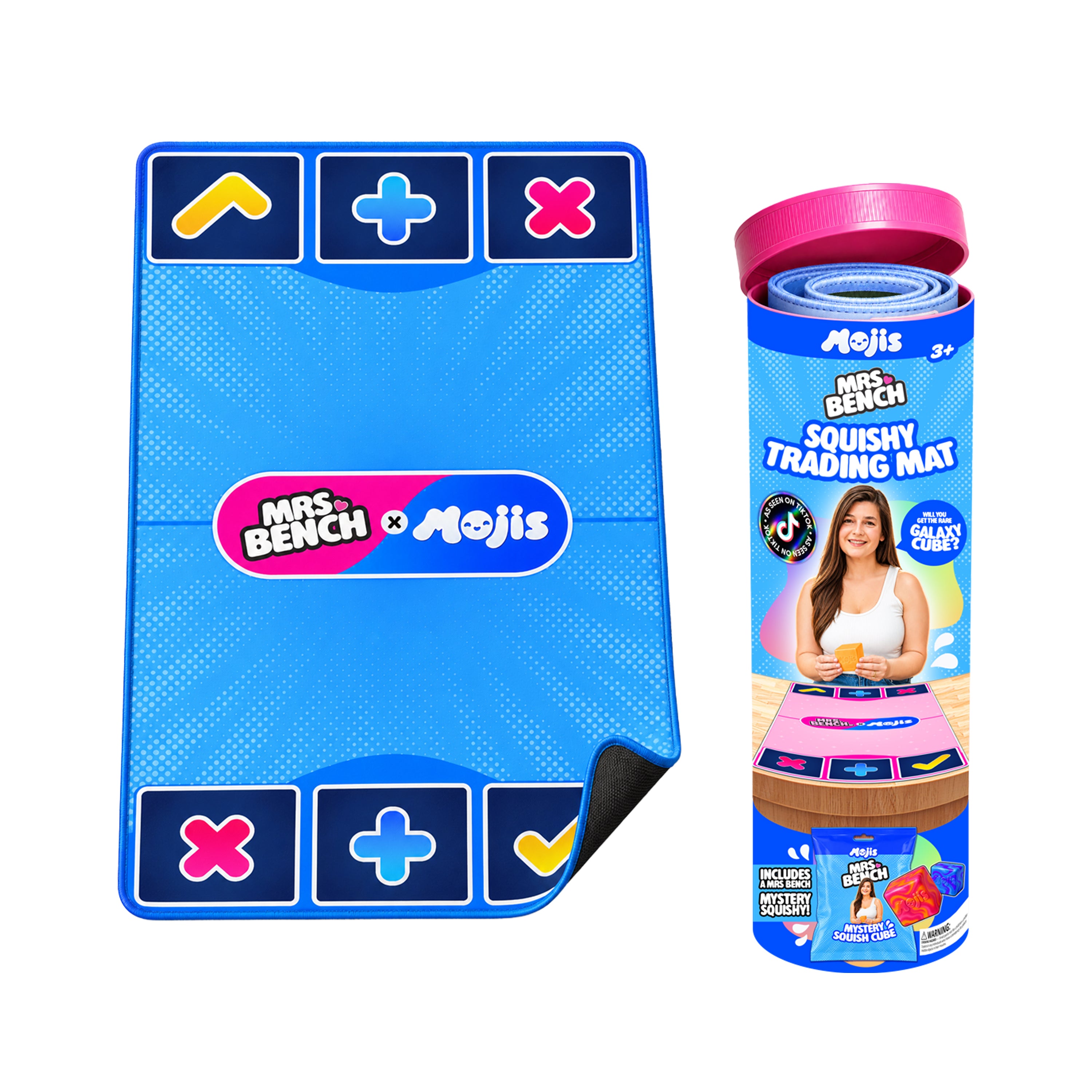 Mrs Bench Official Licensed Squishy & Fidget Trading Mat w/ Special Squishy
