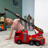 Big Kid's Fire Department Friction Ladder Fire Truck (1:10 scale) - Working Water Hose