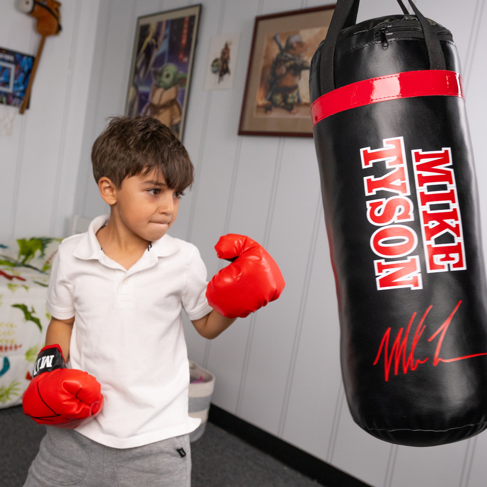 Mike Tyson Kid's Boxing Punching Bag Set