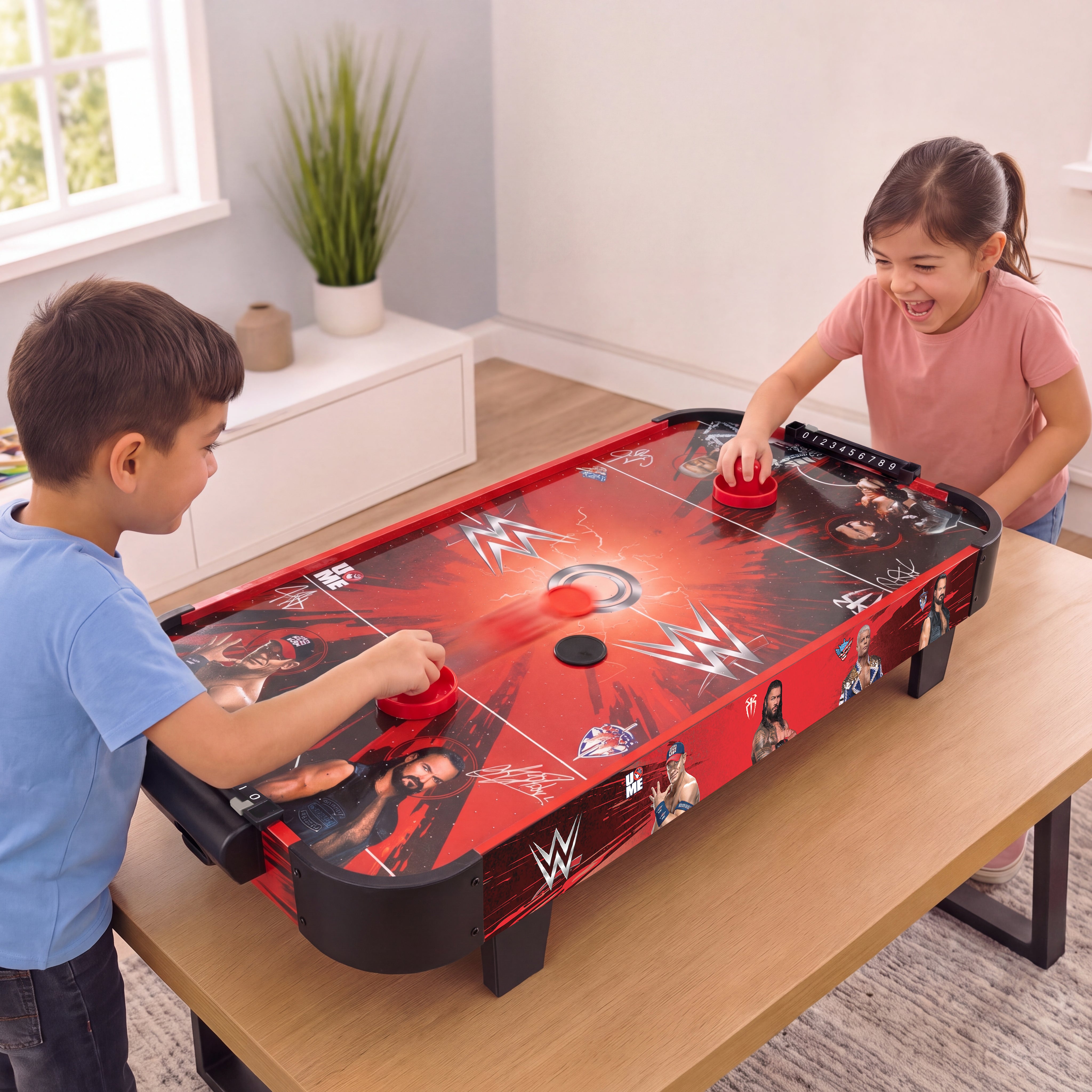 WWE Mega 42" Electronic Tabletop Air Hockey