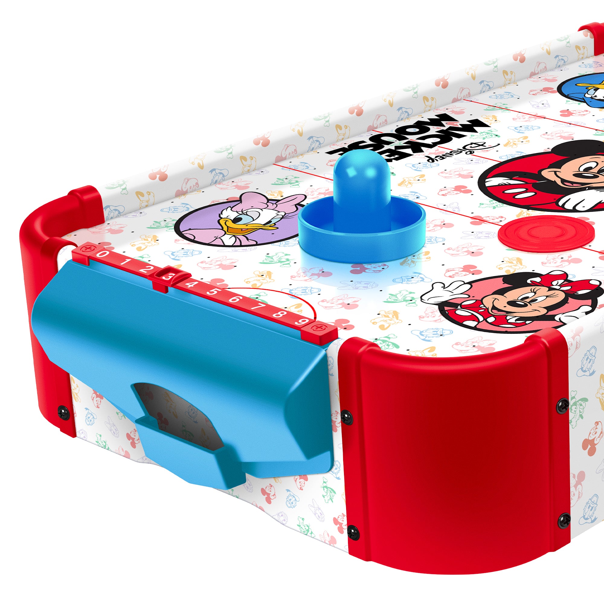 Disney Mickey Mouse Wooden Electronic Air Hockey Table