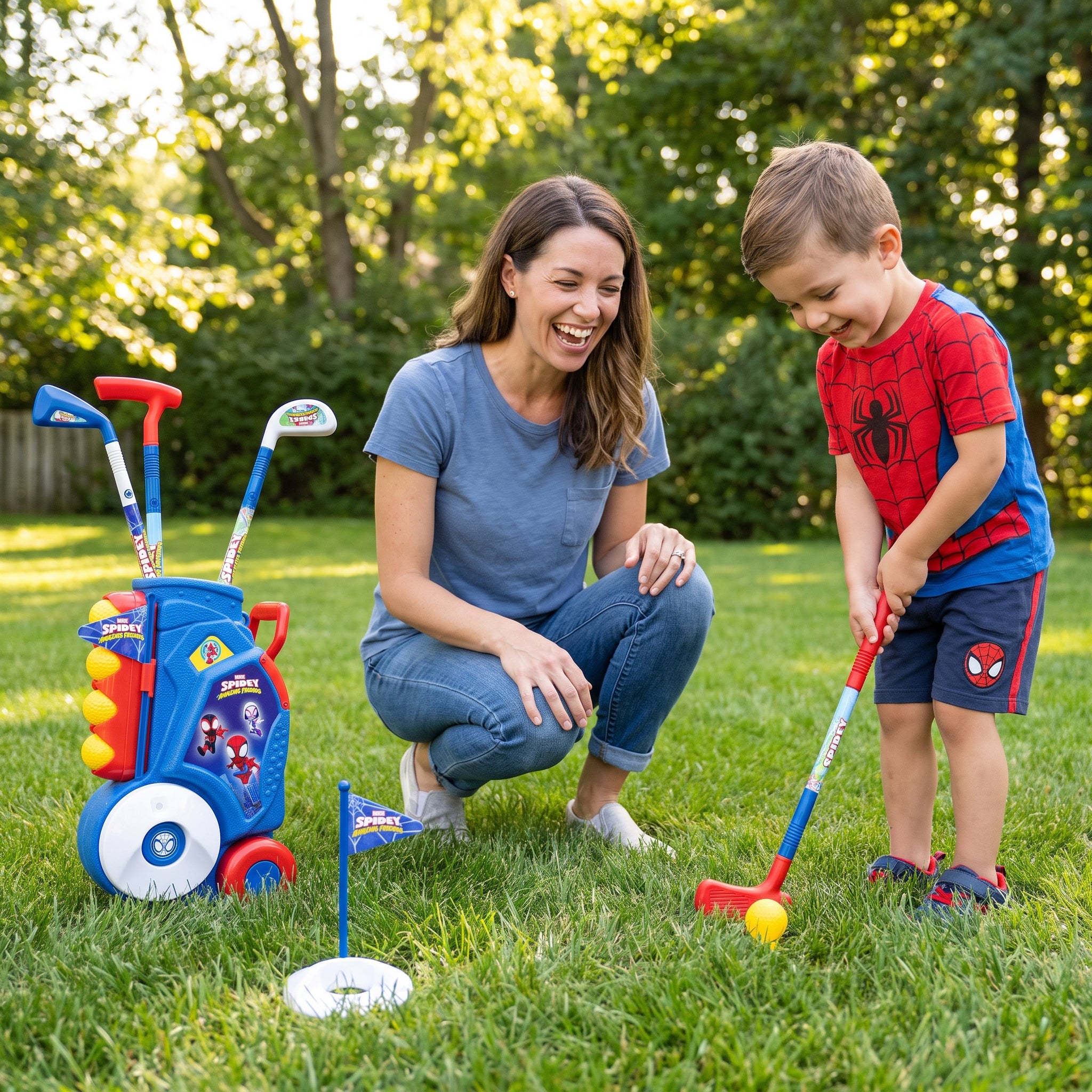 Spidey & his Amazing Friends Golf Caddy Playset