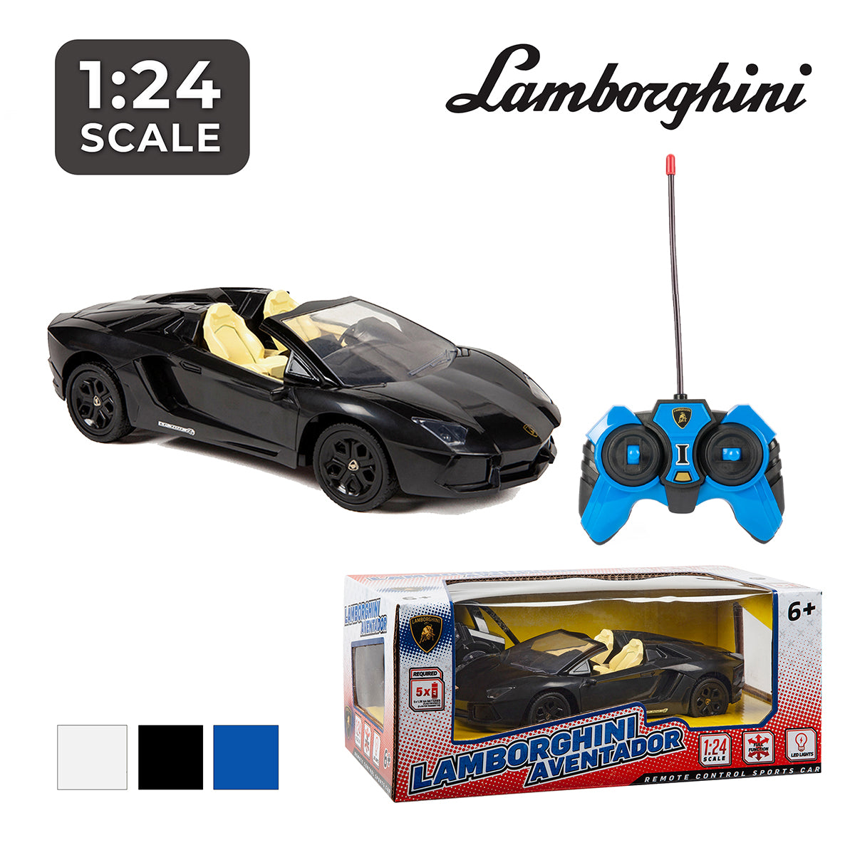 Lamborghini Aventador Roadster 1:24 Full Function Electric RC Car