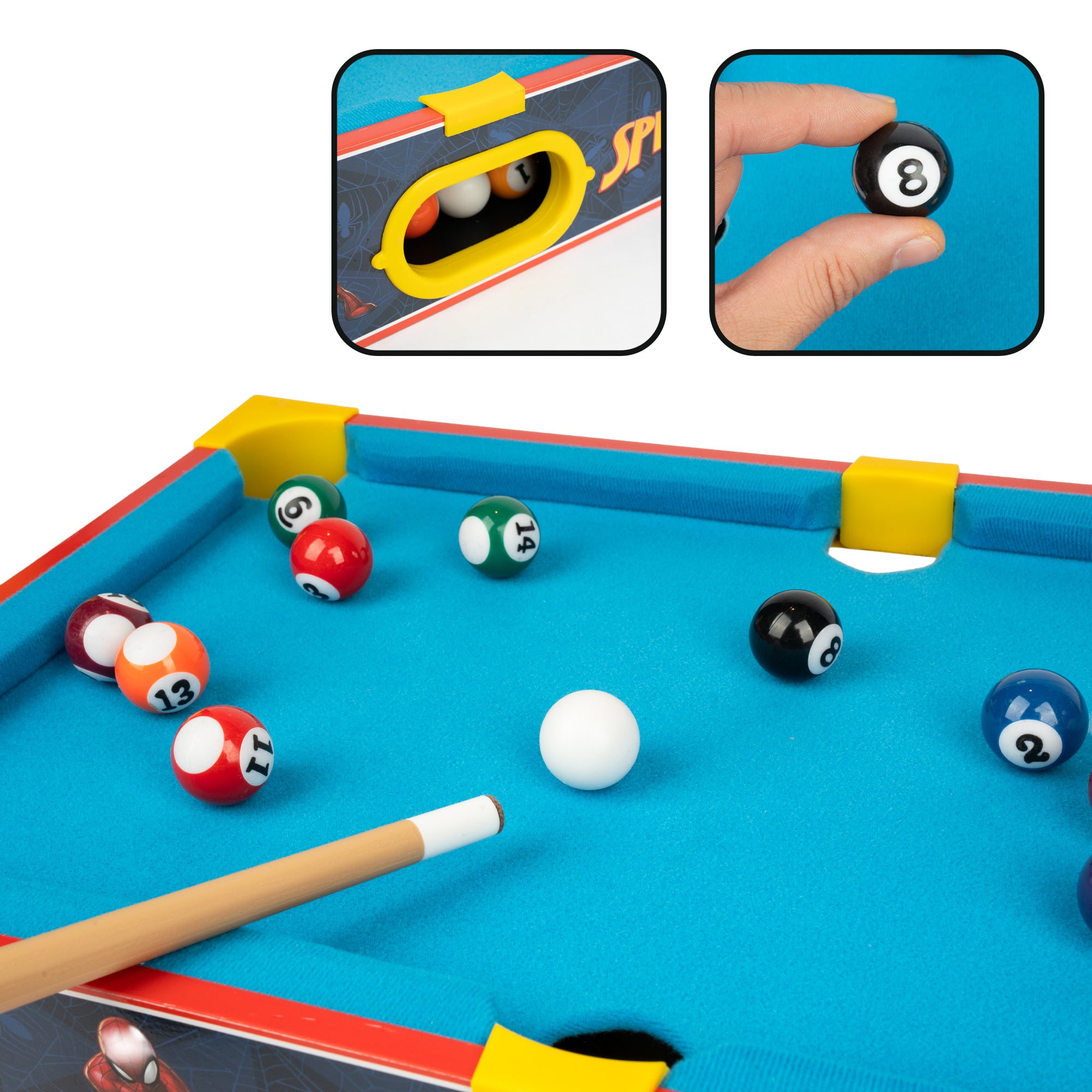 Spider-Man Wooden Tabletop Pool Table