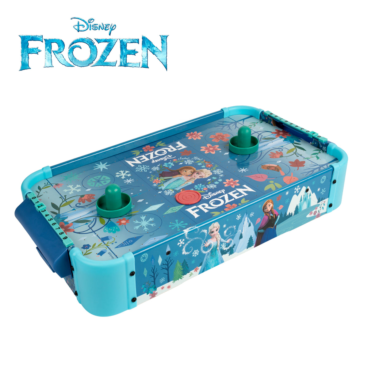 Disney Frozen Wooden Tabletop Air Hockey