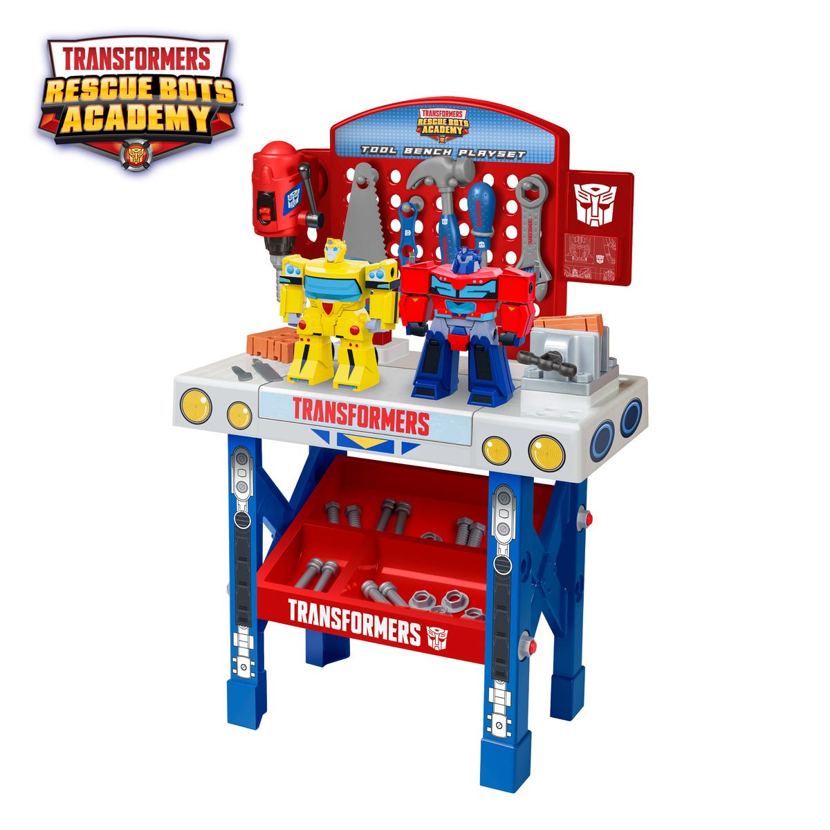 Banco de herramientas de Spider-Man con coche desmontable (84 piezas)