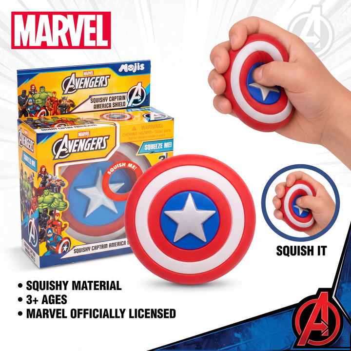 Marvel CAPTAIN AMERICA Avengers Squishy Shield by MOJIS