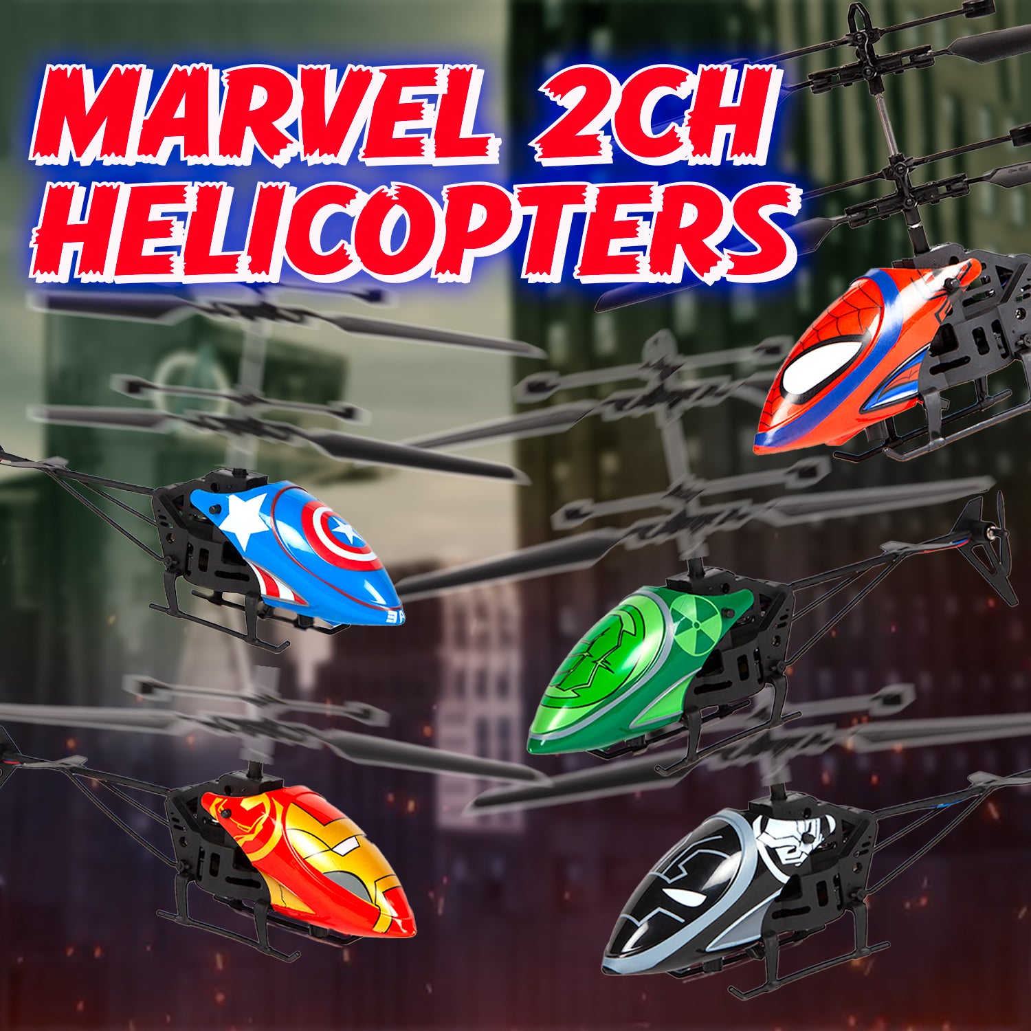 Helicópteros Marvel 2CH