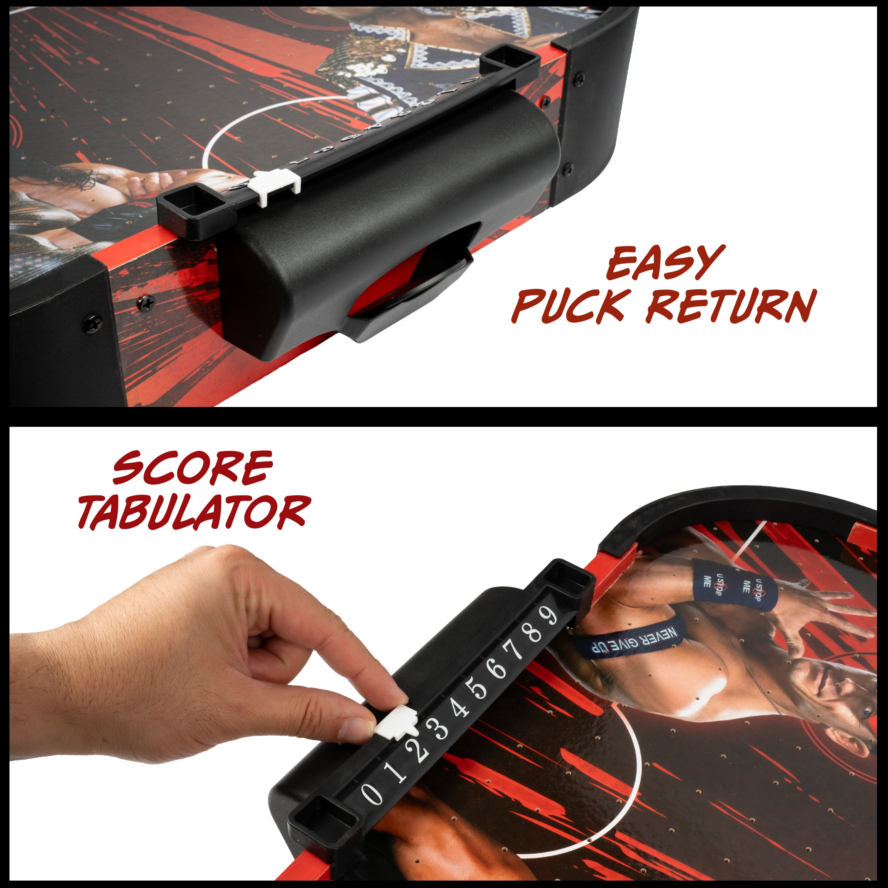 WWE Mega 42" Electronic Tabletop Air Hockey