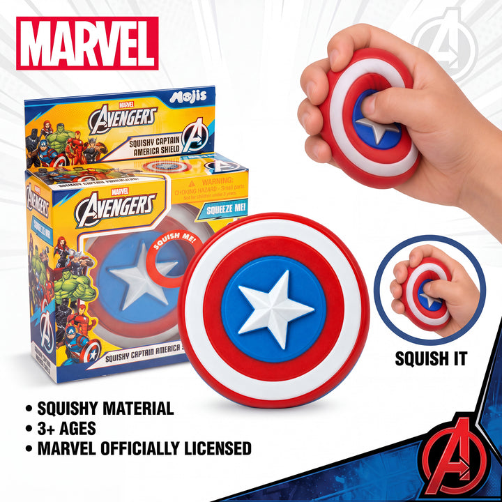Marvel CAPTAIN AMERICA Avengers Squishy Shield by MOJIS