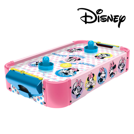 Disney Minnie Mouse Wooden Electronic Tabletop Air Hockey