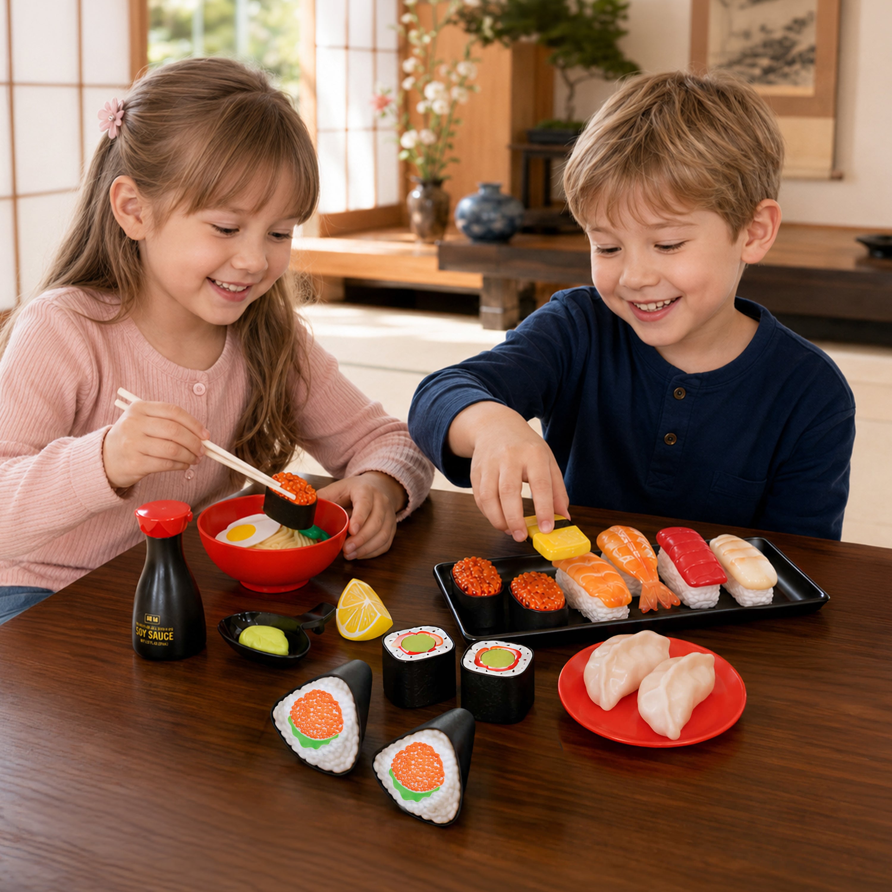 Pretend & Play Sushi Dinner playset (30 pieces)