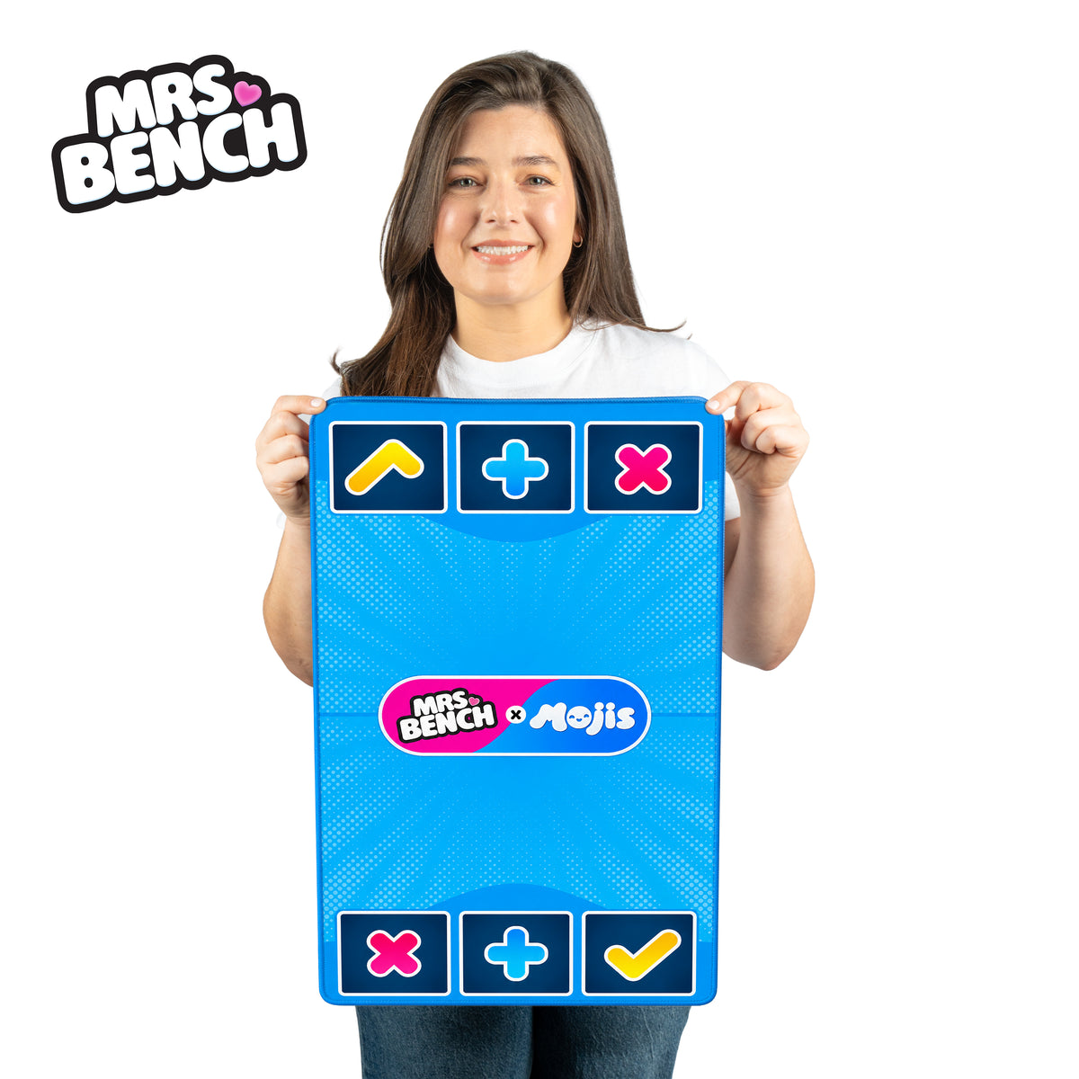 Mrs Bench MOJIS Official Licensed Squishy & Fidget Trading Mat w/ Special Squishy