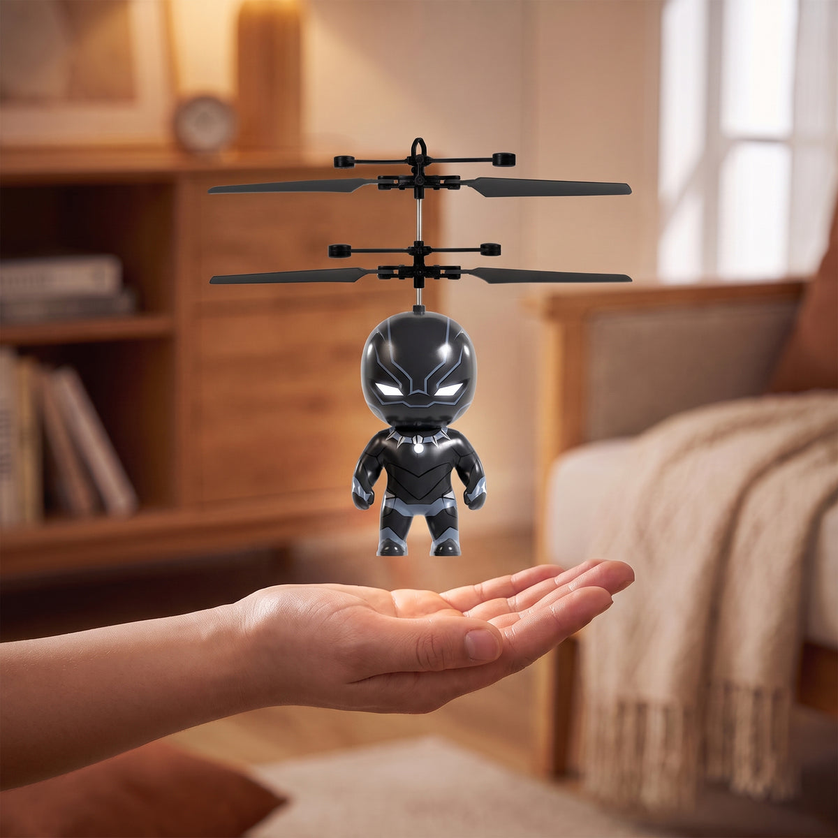 Black Panther Motion Sensing Helicopter