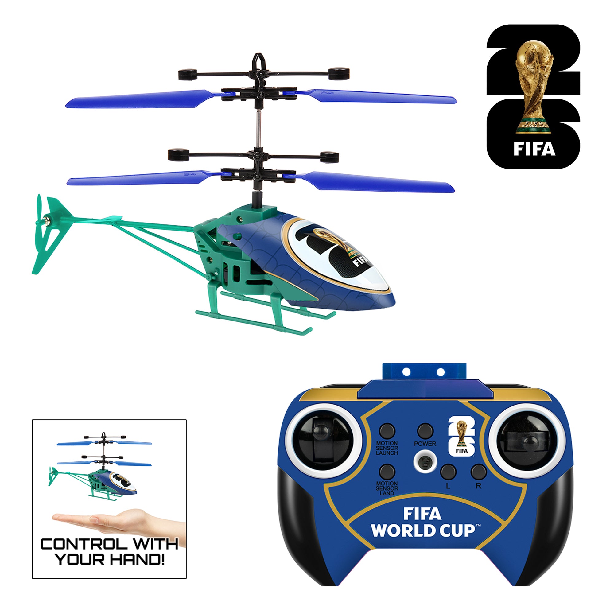 Fifa 2Ch Mini IR Remote Control Helicopter
