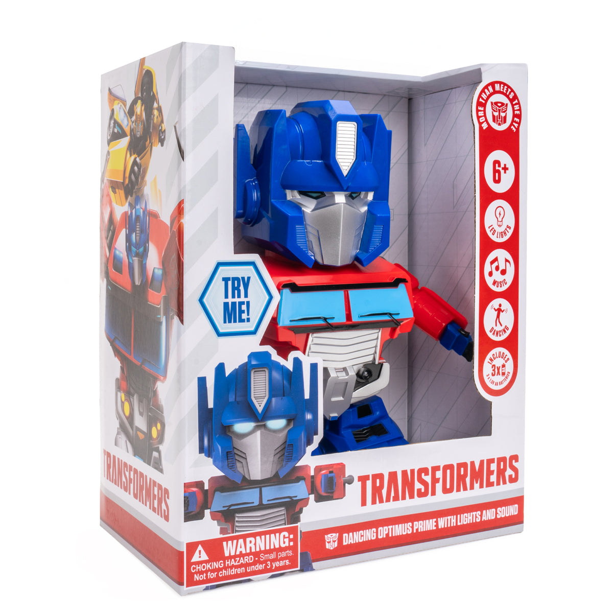 Robot bailarín Optimus Prime de Transformers