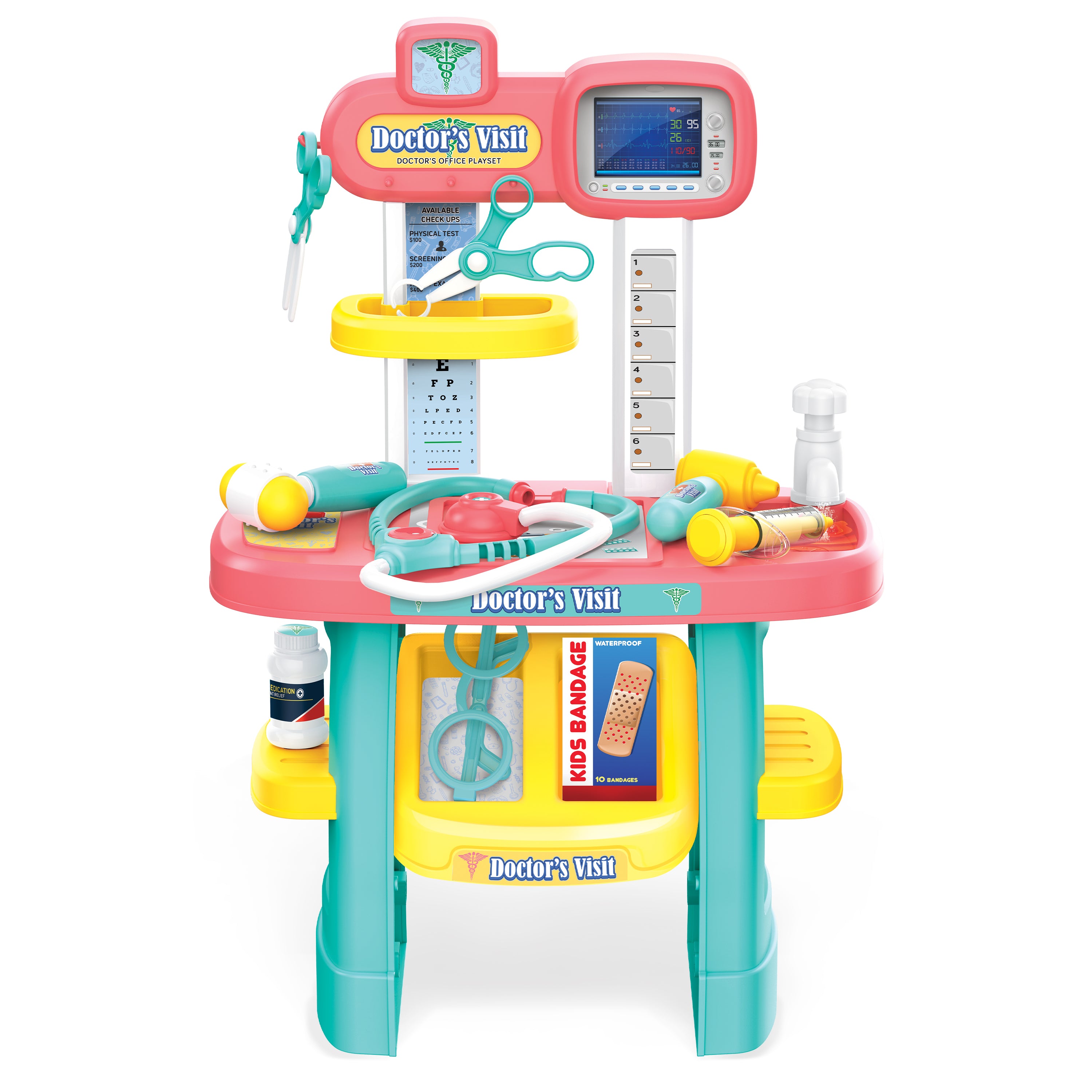 Doctor's Visit Kid's Doctor Playset (20 Pieces)