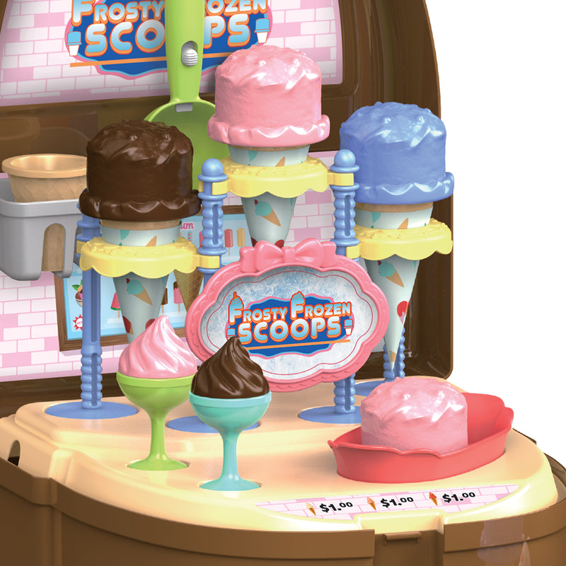 Frosty Frozen Scoops Ice Cream Store Playset (34 pieces)