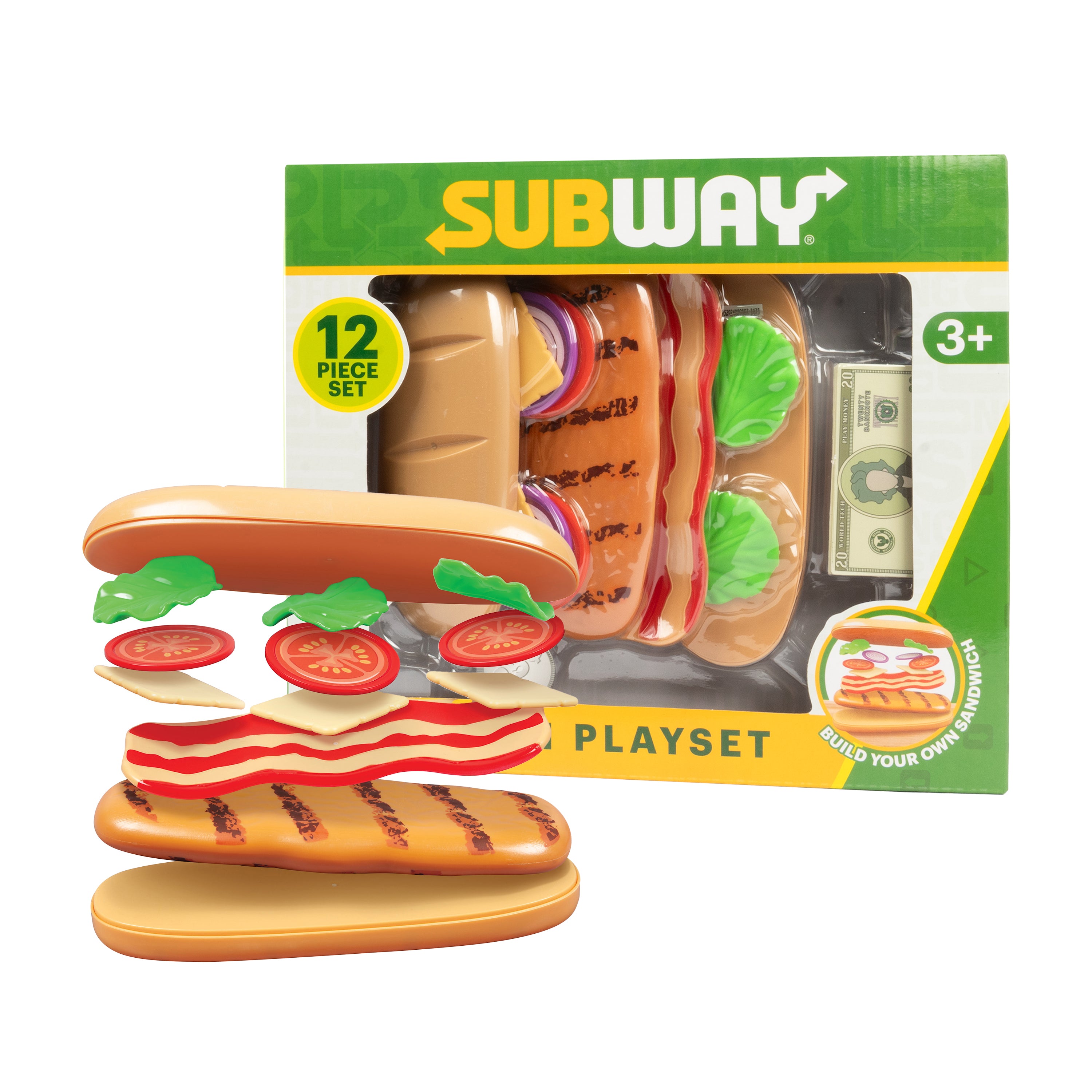 Juego de sándwiches de Subway (juego de 12 piezas) 