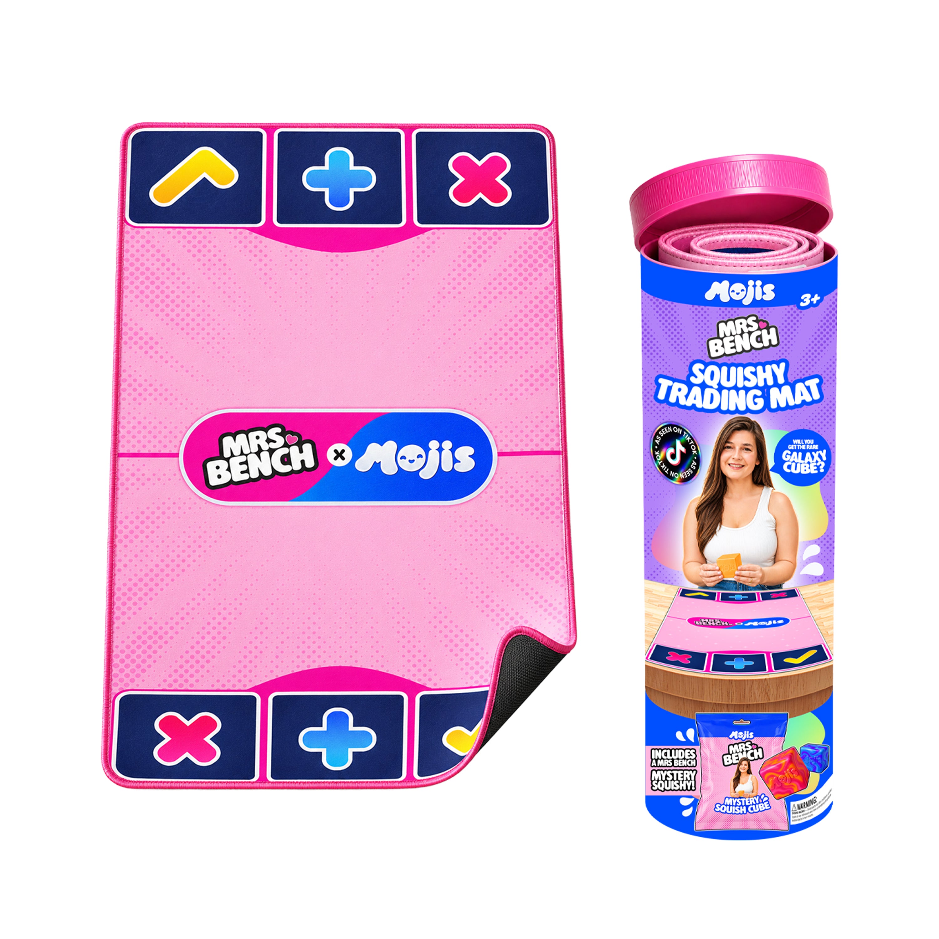 Mrs Bench Official Licensed Squishy & Fidget Trading Mat w/ Special Squishy