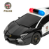 2 Pack - RC Lamborghini Aventador & LAPD Police Lamborghini Pursuit RC Set