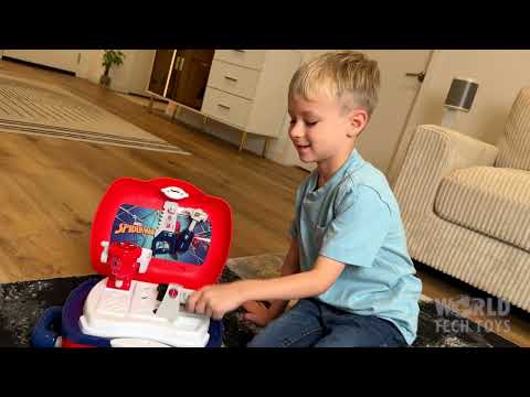 Spider-Man Handyman Luggage 17 Piece Tool Set
