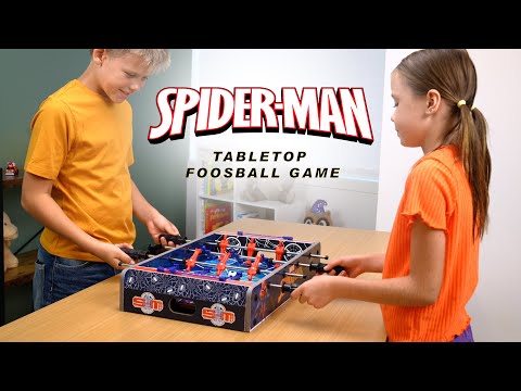 Spider-Man Tabletop Wooden Foosball Game