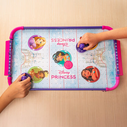 Mesa electrónica de hockey de aire de madera de las Princesas Disney