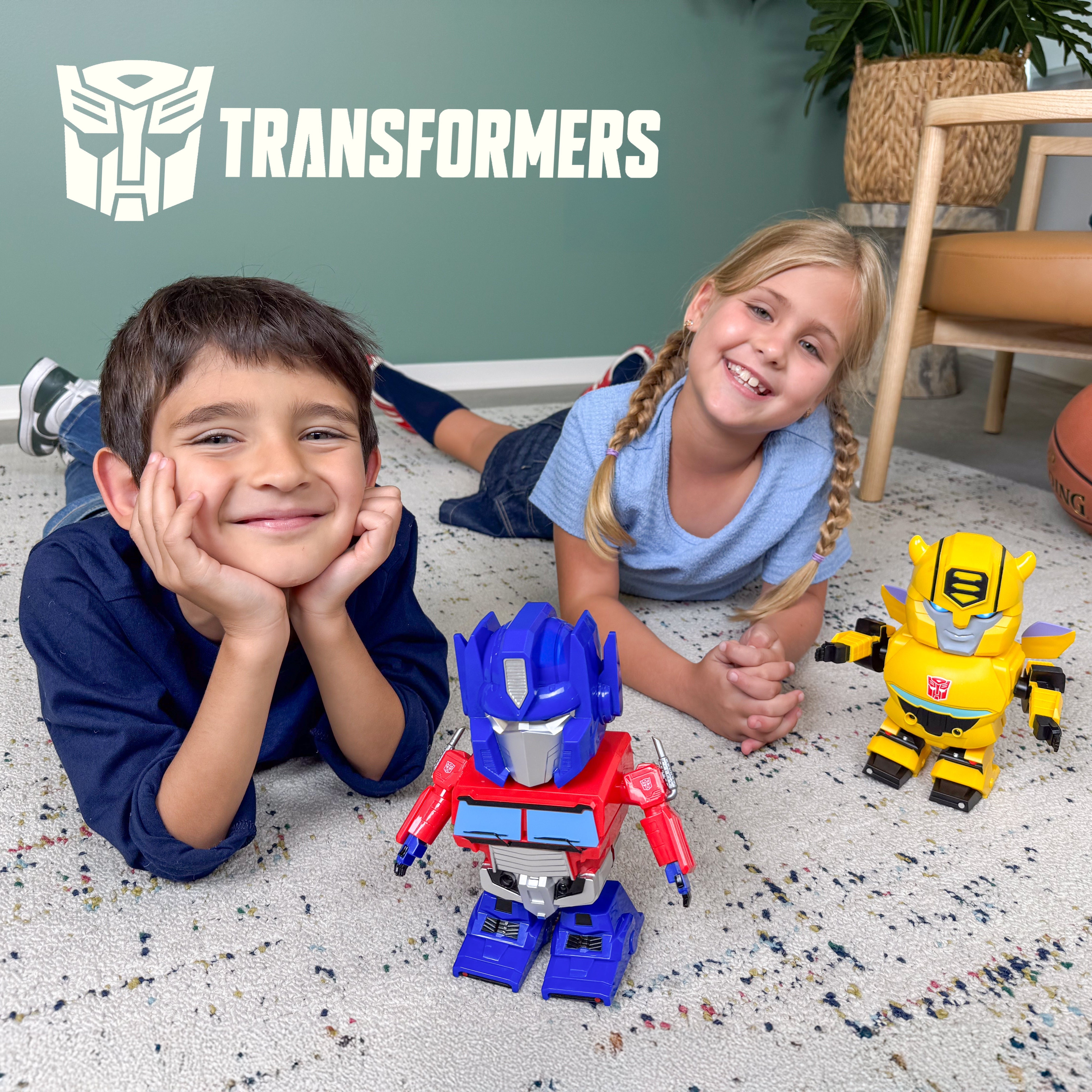 Robot bailarín Optimus Prime de Transformers