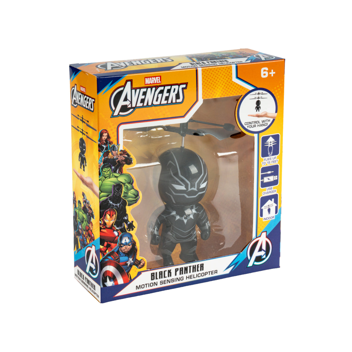 Black Panther Motion Sensing Helicopter