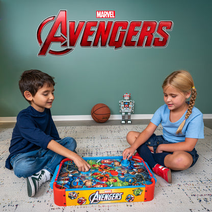 Marvel Avengers Electronic Wooden Tabletop Air Hockey