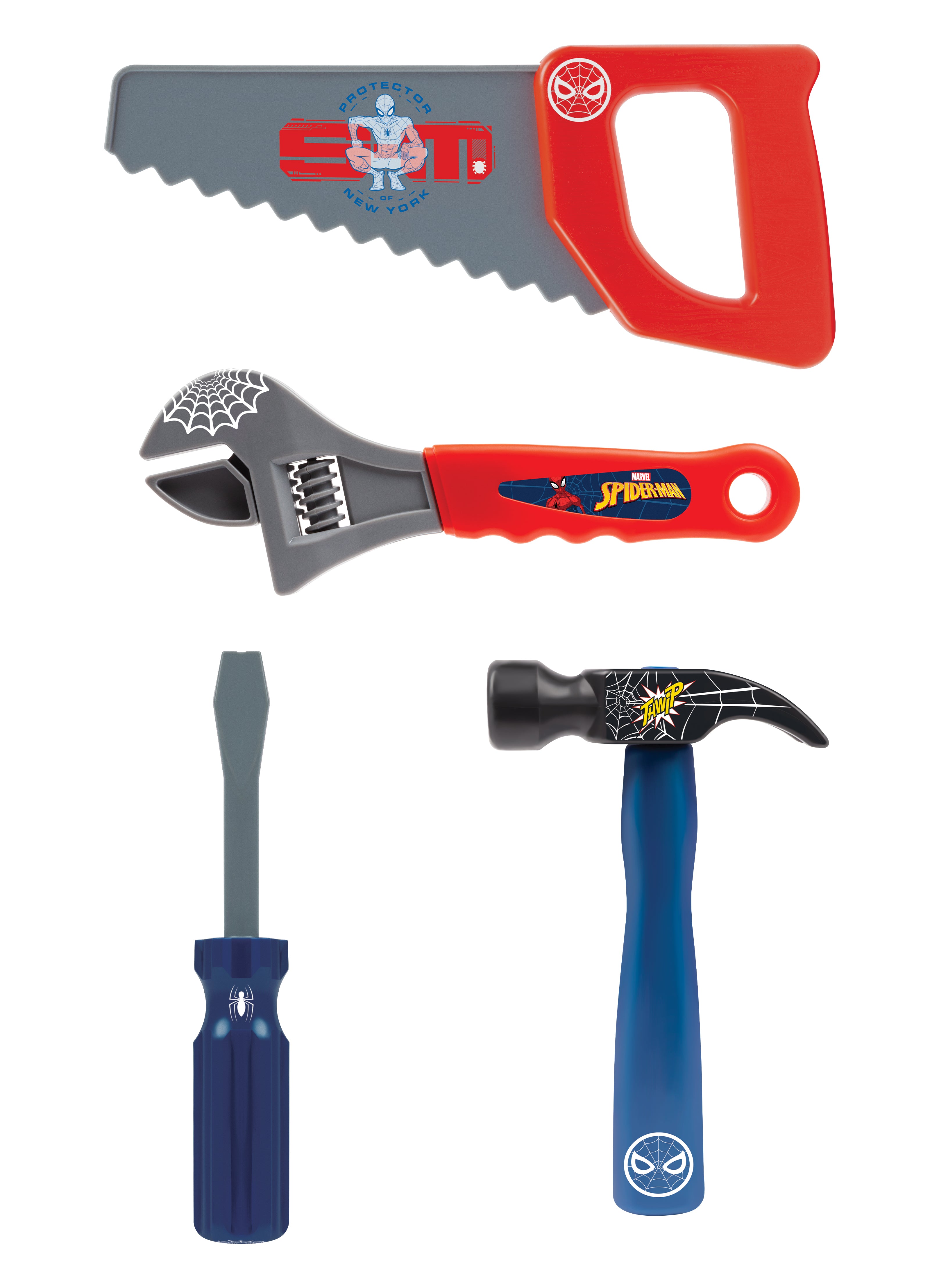 Spider-Man 4 Piece Hand Tool Set