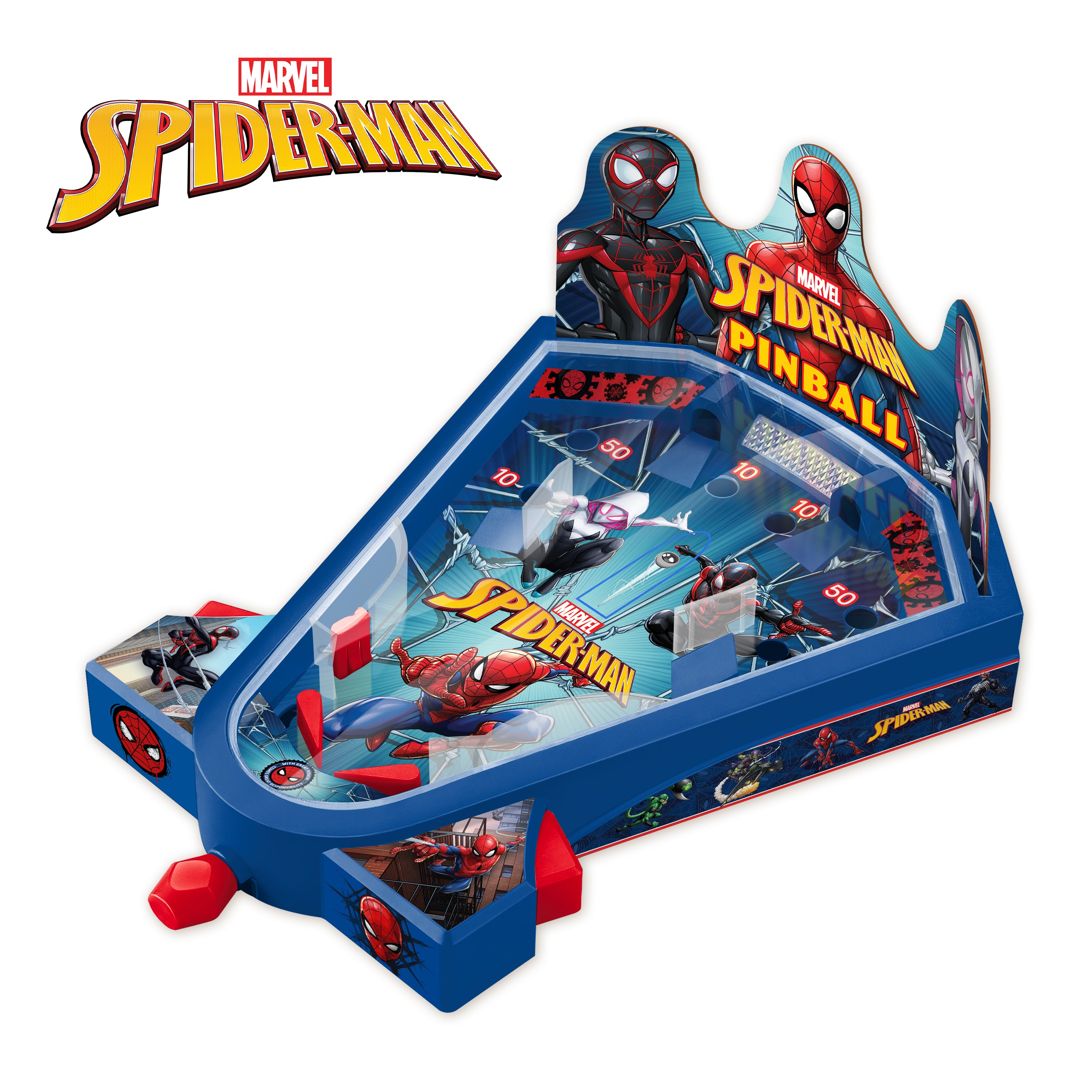 Spider-Man Mini Tabletop Pinball Game – HOBBYTRON