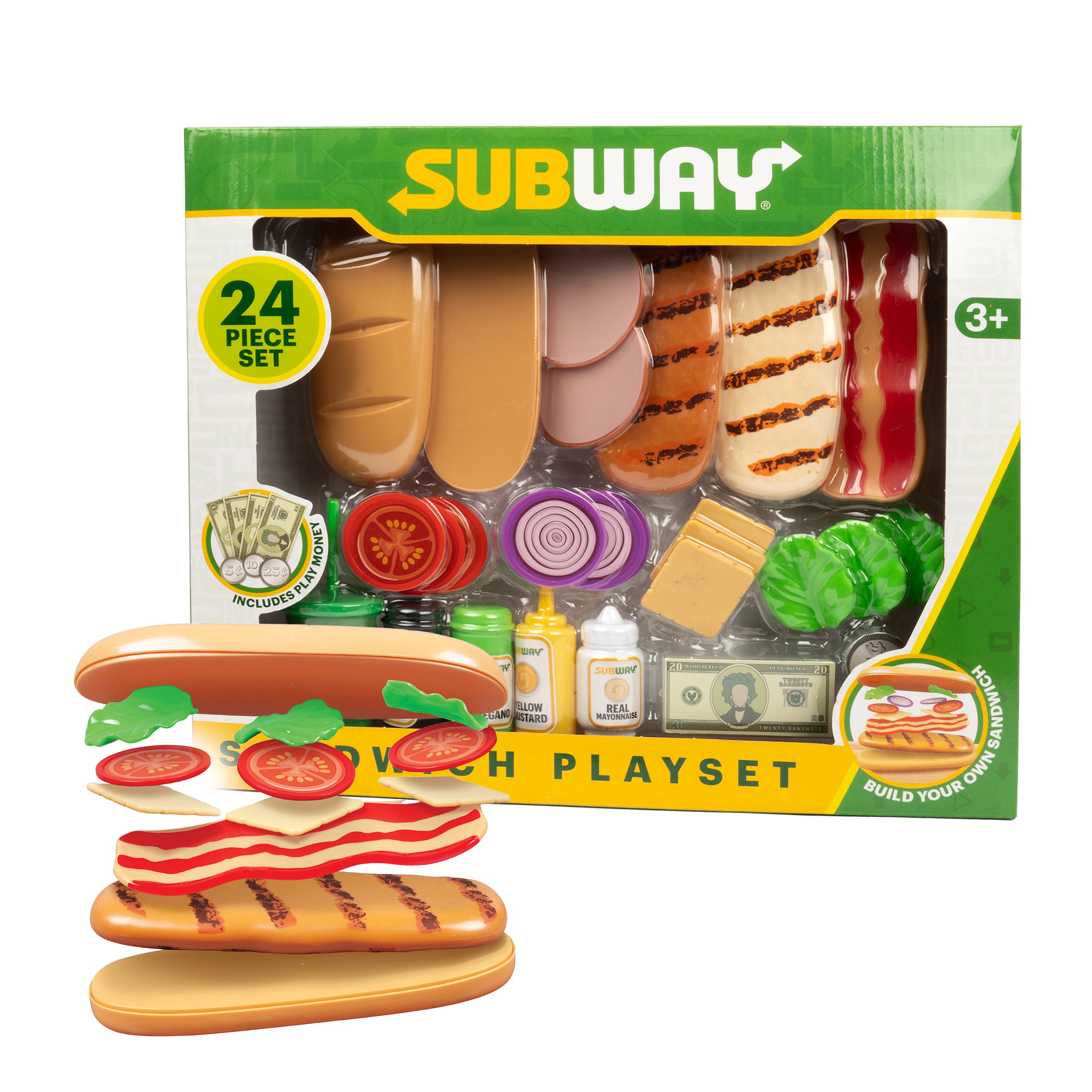 Subway Sandwich Playset (24 Piece Set)