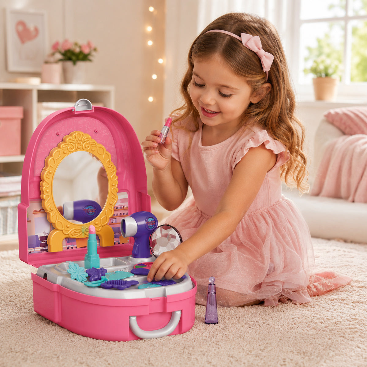 Dazzle & Delight Kid's Beauty Spa Playset (19 pieces)