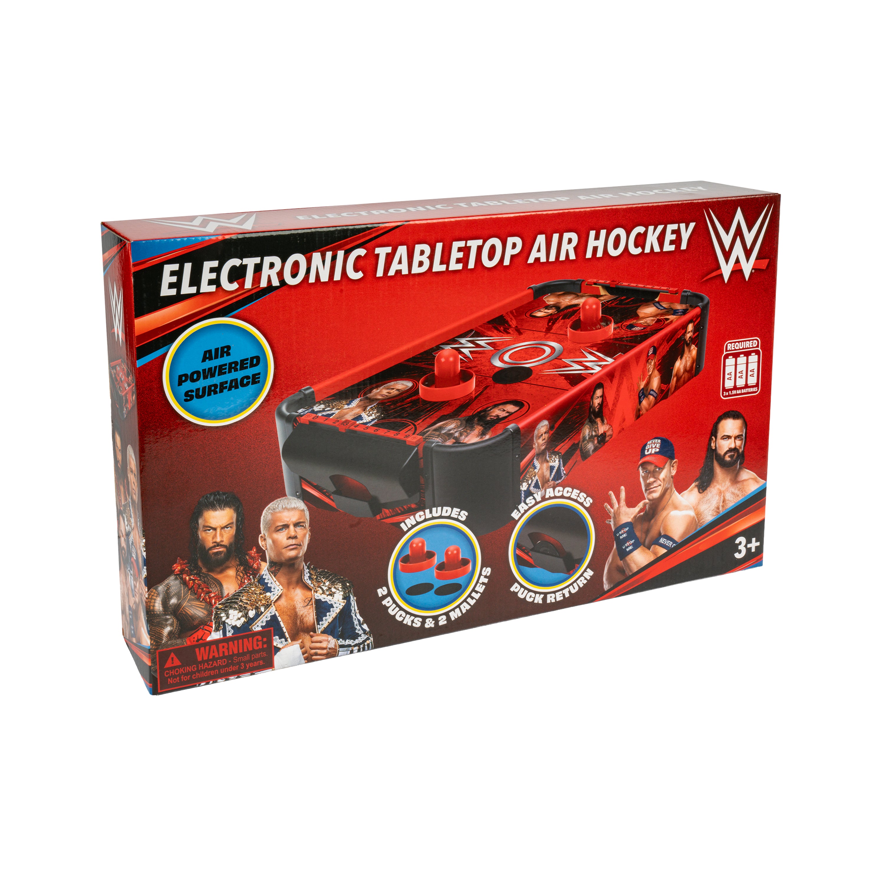 WWE Wooden Tabletop Air Hockey