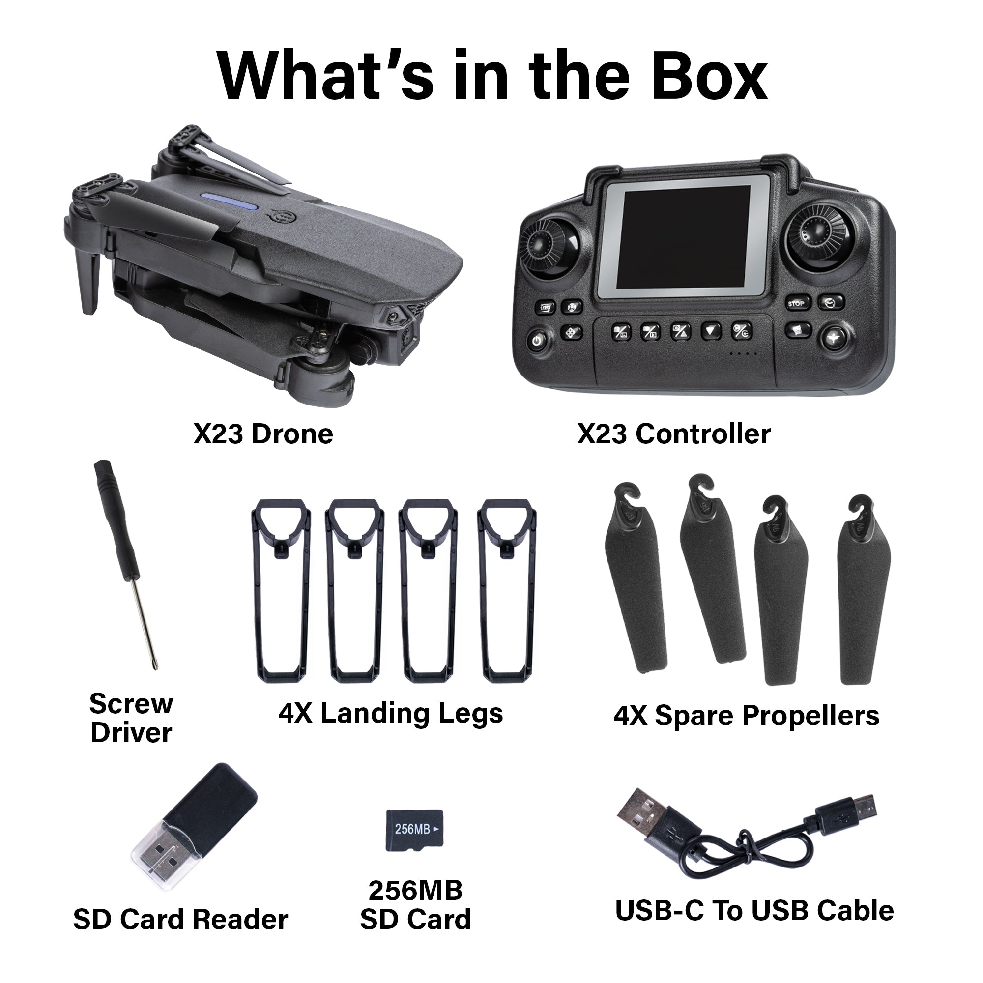 X23 Live Feed Drone 2.4Ghz Remote Control Quadcopter
