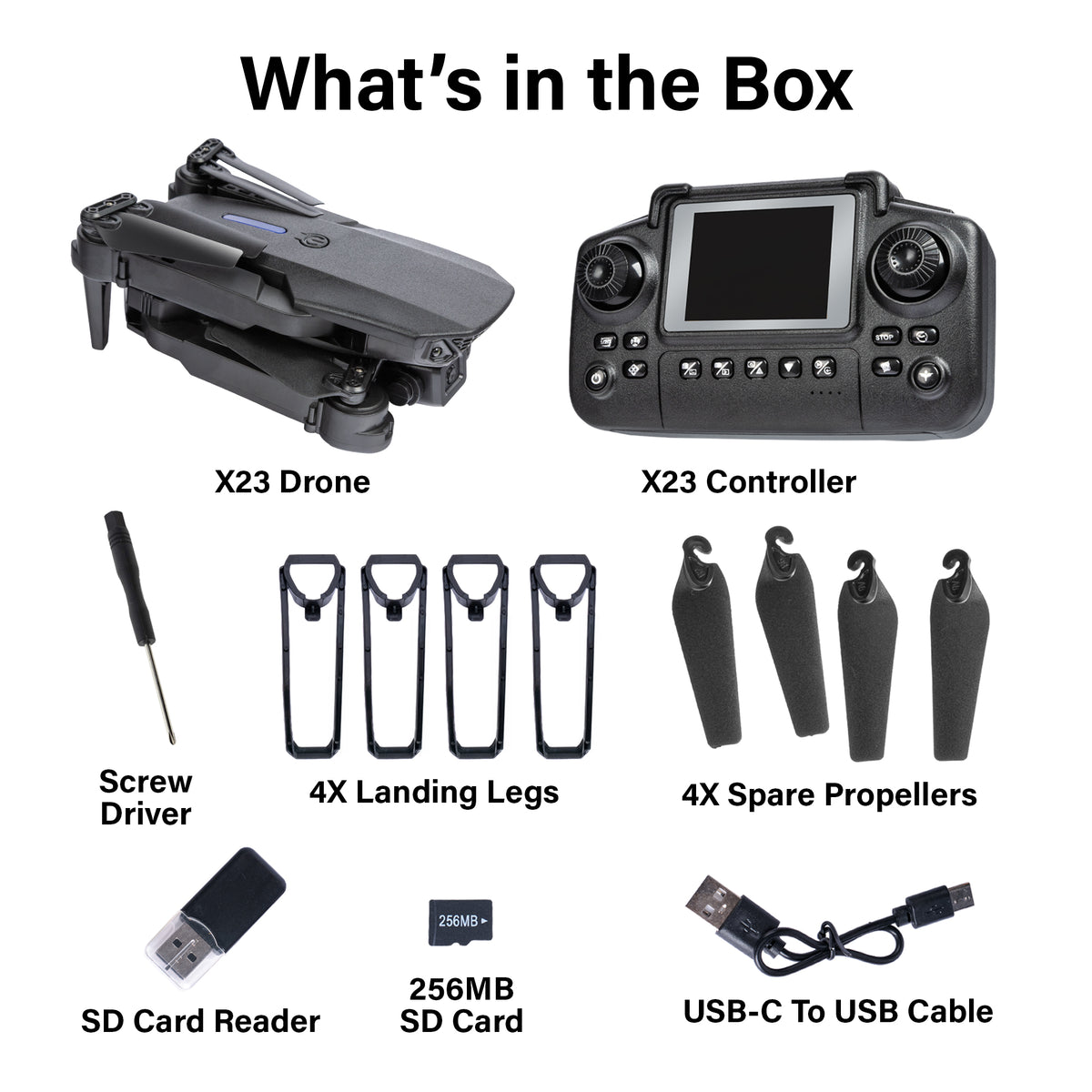 X23 Live Feed Drone 2.4Ghz Remote Control Quadcopter