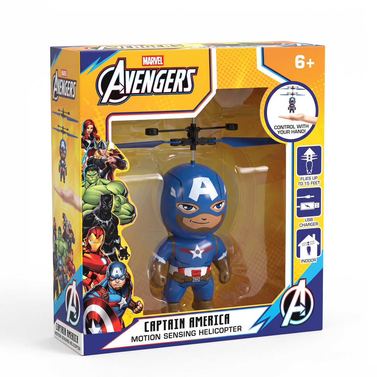 Captain America Motion Sensing Helicopter