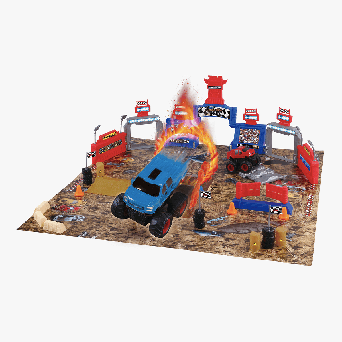 Monster Truck Mayhem Play Set [54 pieces]